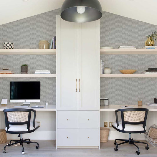 Glynn Wallpaper - Grey - A Street Prints - FD26650 - Premier Wallcovering