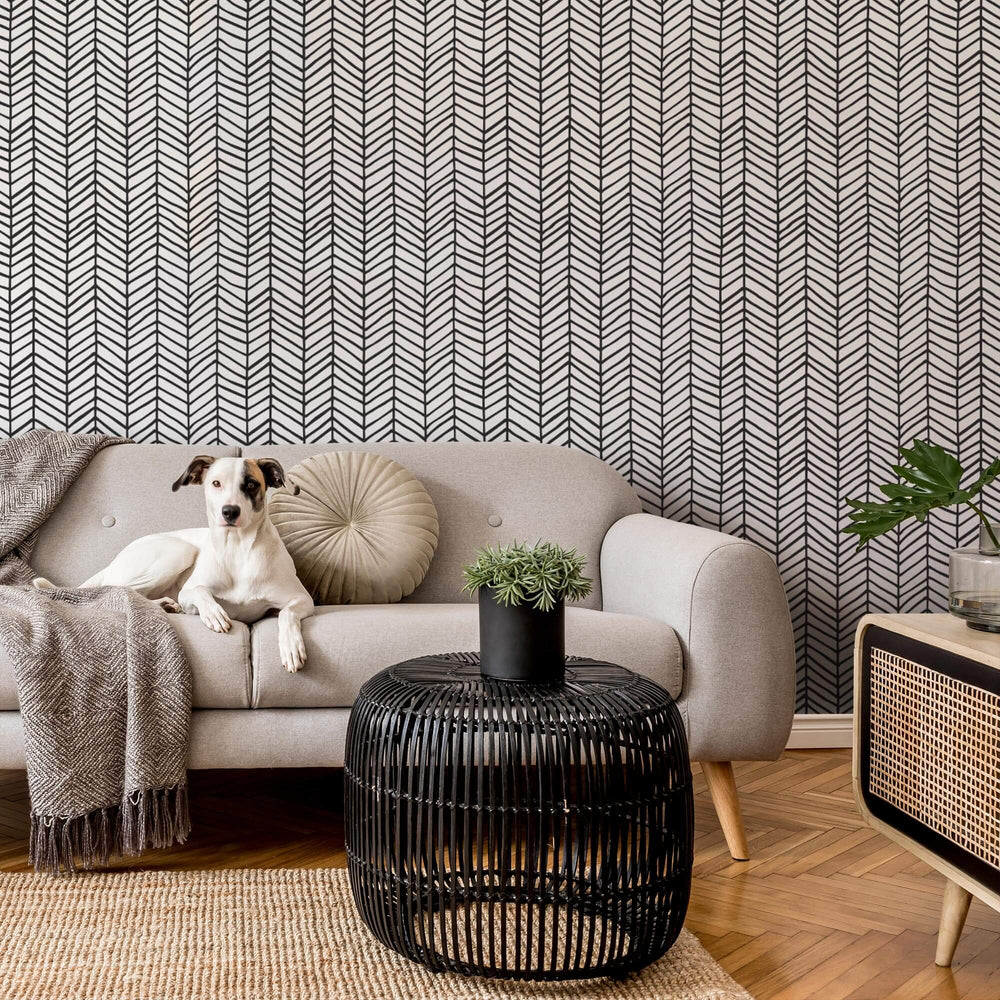 Go Your Own Way Wallpaper - Monochrome - Lust Home - LH900142 - Premier Wallcovering