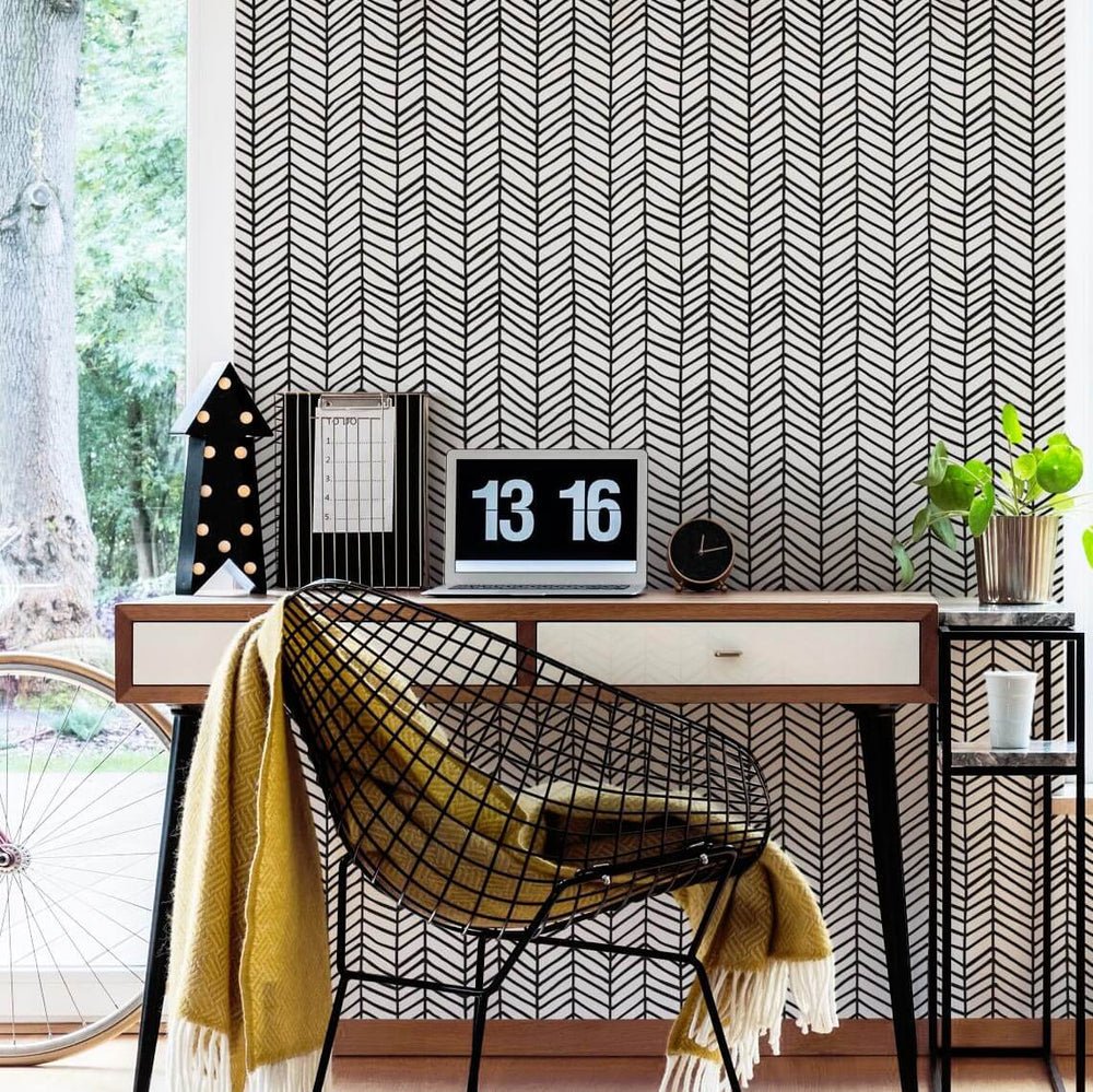 Go Your Own Way Wallpaper - Monochrome - Lust Home - LH900142 - Premier Wallcovering