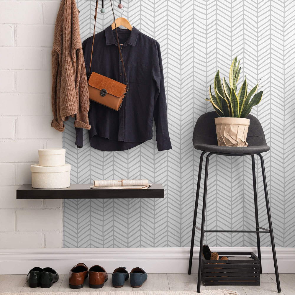 Go Your Own Way Wallpaper - Dove Grey - Lust Home - LH900143 - Premier Wallcovering