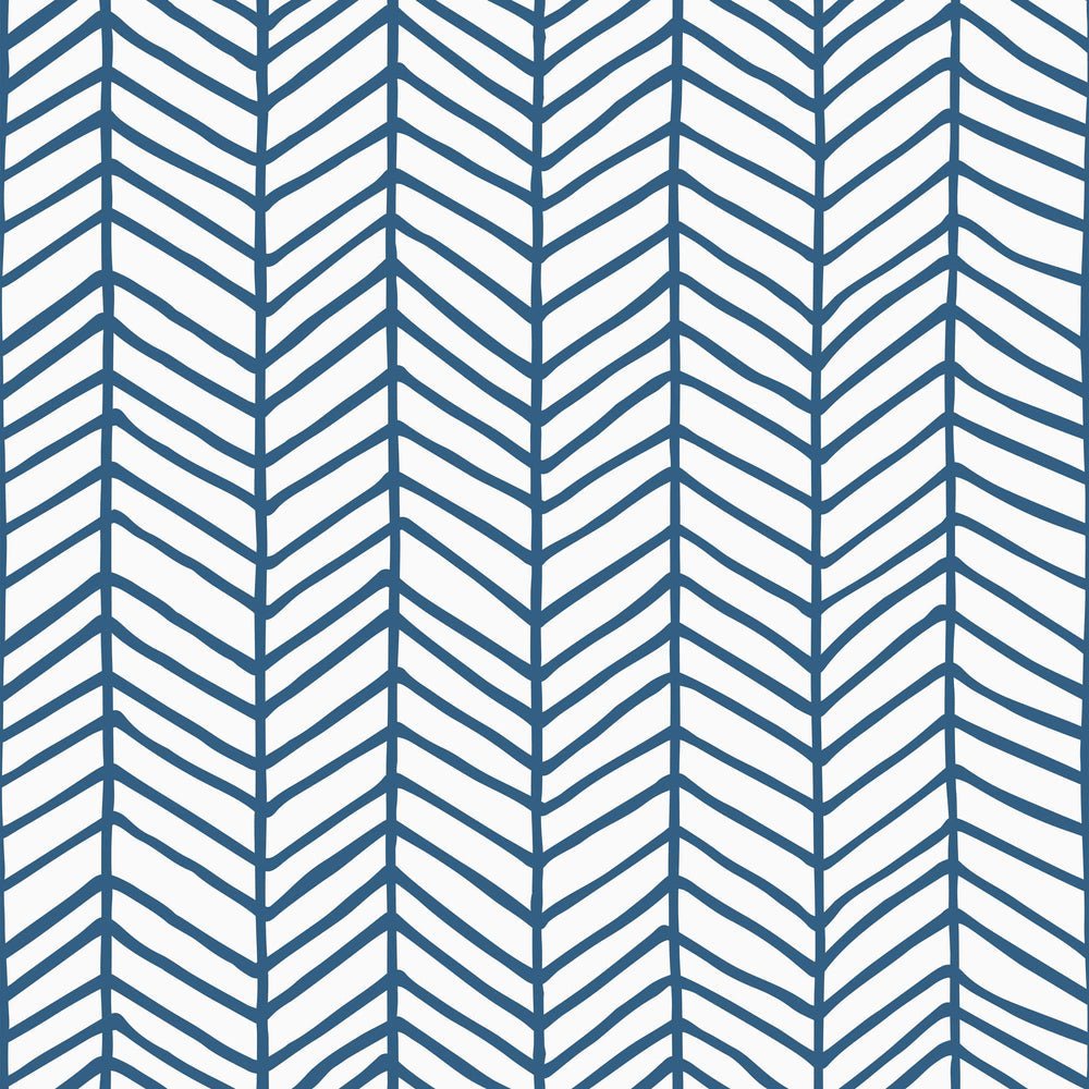 Go Your Own Way Wallpaper - Oxford Blue - Lust Home - LH900144 - Premier Wallcovering