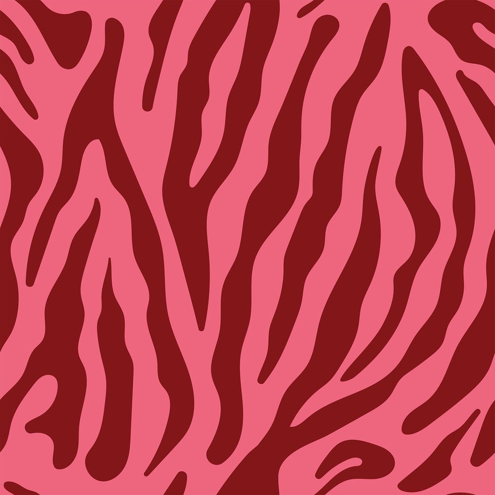 Good Vibrations Wallpaper - Cherry Red & Lychee - Lust Home - LH900438 - Premier Wallcovering