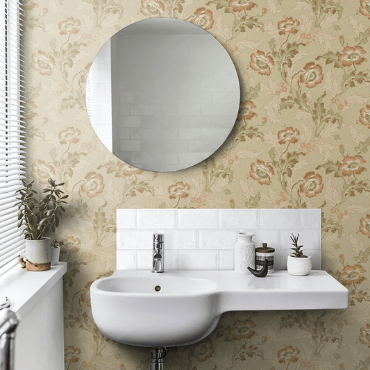 Göteborg Wallpaper - Beige - Boråstapeter - 8069 - Premier Wallcovering