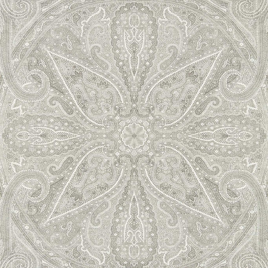 Grand Paisley Wallpaper - Silver - ZCOT313019 - Zoffany - Premier Wallcovering
