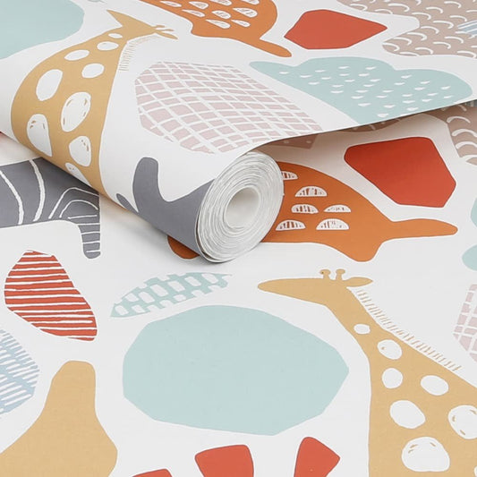 Graphic Jungle Wallpaper - Multi - Next - 122401 - Premier Wallcovering