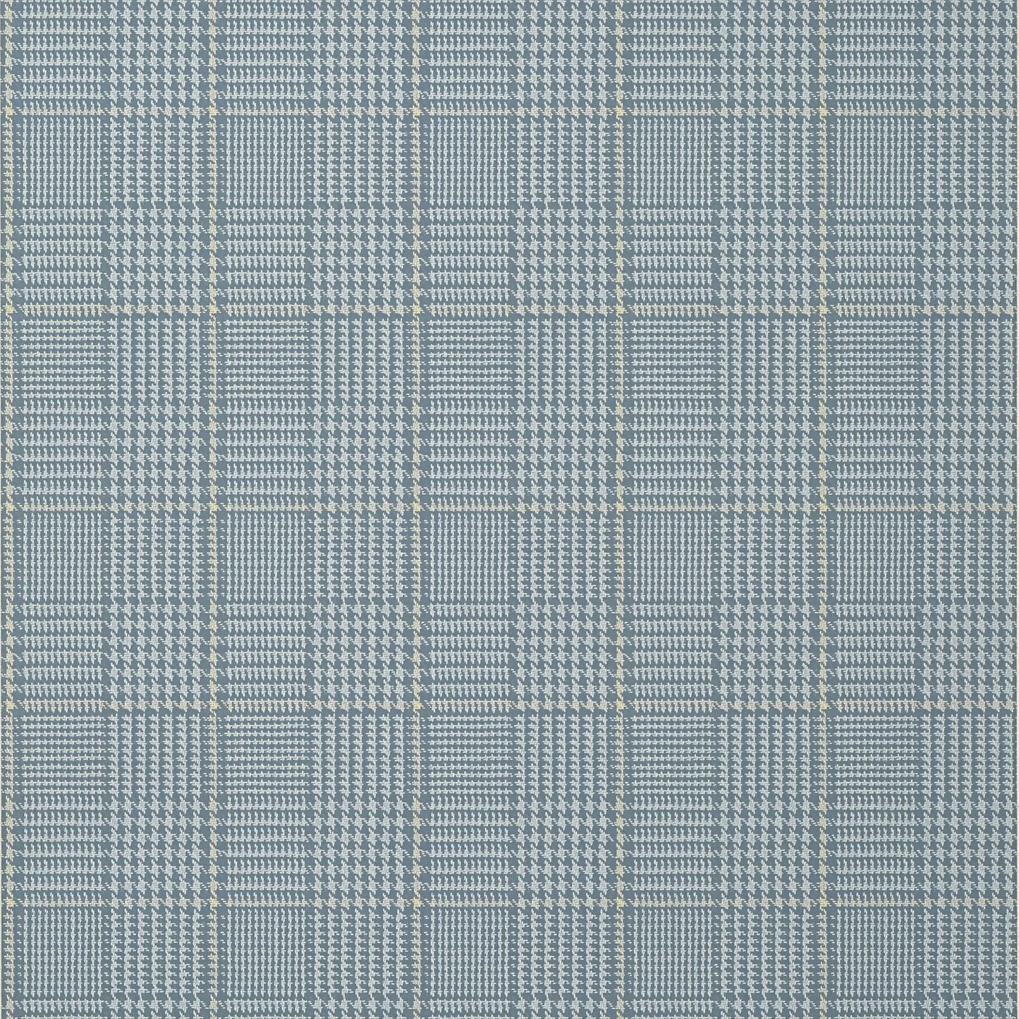 Grassmarket Check Wallpaper - Slate Blue - Thibaut - T10203 - Premier Wallcovering