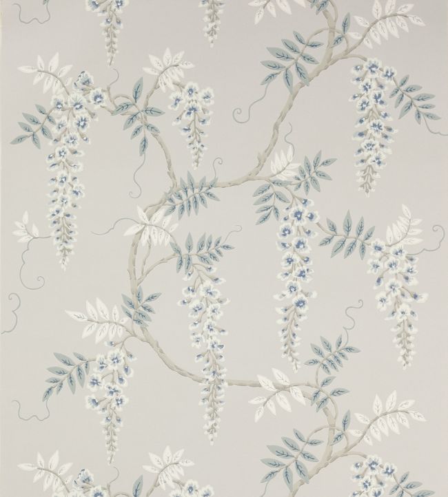 Grayshott Wallpaper - Silver Blue - Colefax & Fowler - W7005/02 - Premier Wallcovering