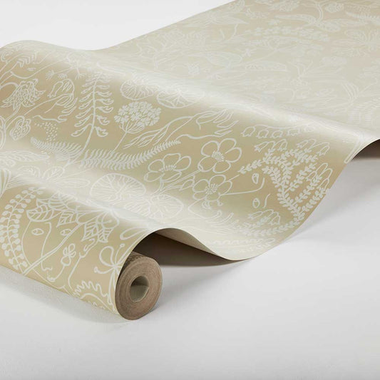 Grazia Wallpaper - Beige - Boråstapeter - 1979 - Premier Wallcovering