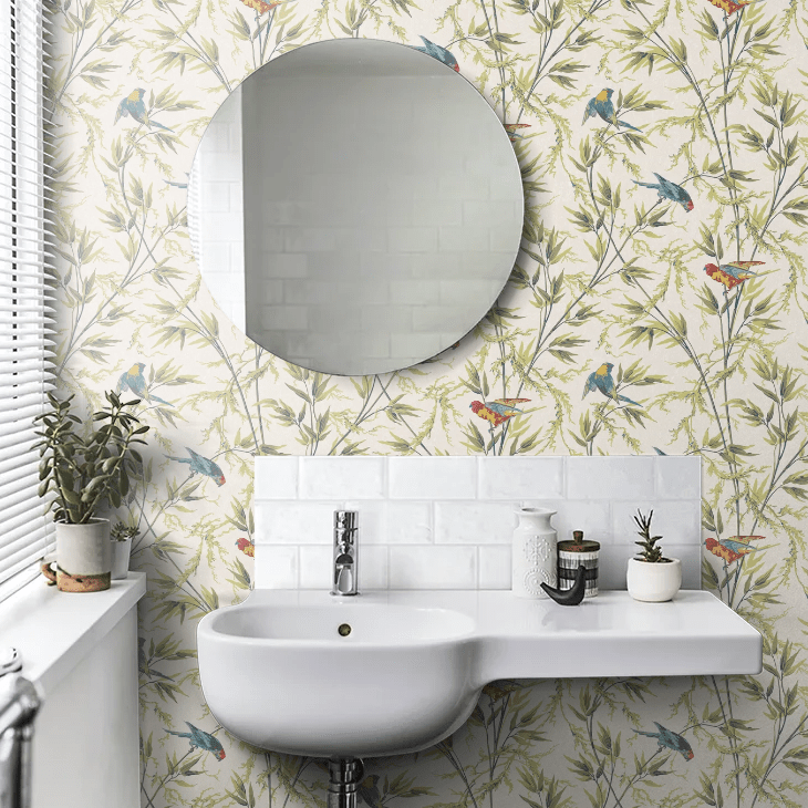 Great Ormond St Wallpaper - Tropical - Little Greene - 0251GOTROPI - Premier Wallcovering