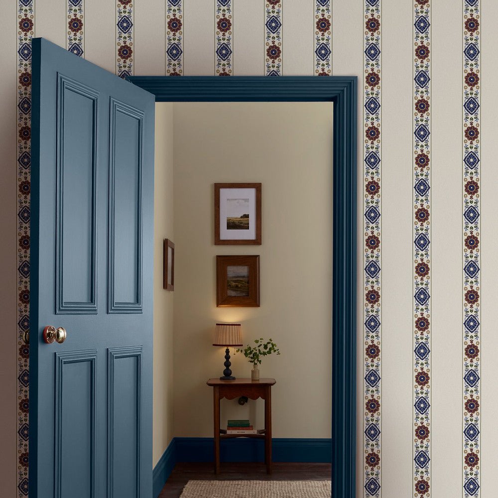 Grove Border Wallpaper - Cream - Joules - 128938 - Premier Wallcovering