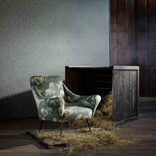 Guinea Wallpaper - Blue Stone - ZKEM312648 - Zoffany - Premier Wallcovering