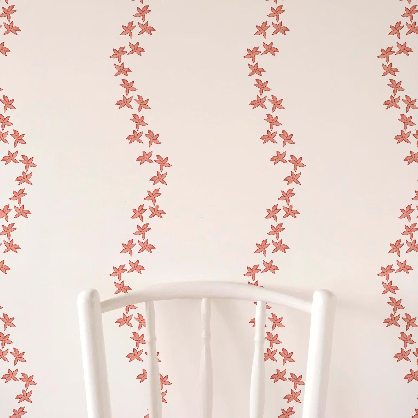 Guirlande Wallpaper - Coral - Ottoline - W/GUIR/2 - Premier Wallcovering