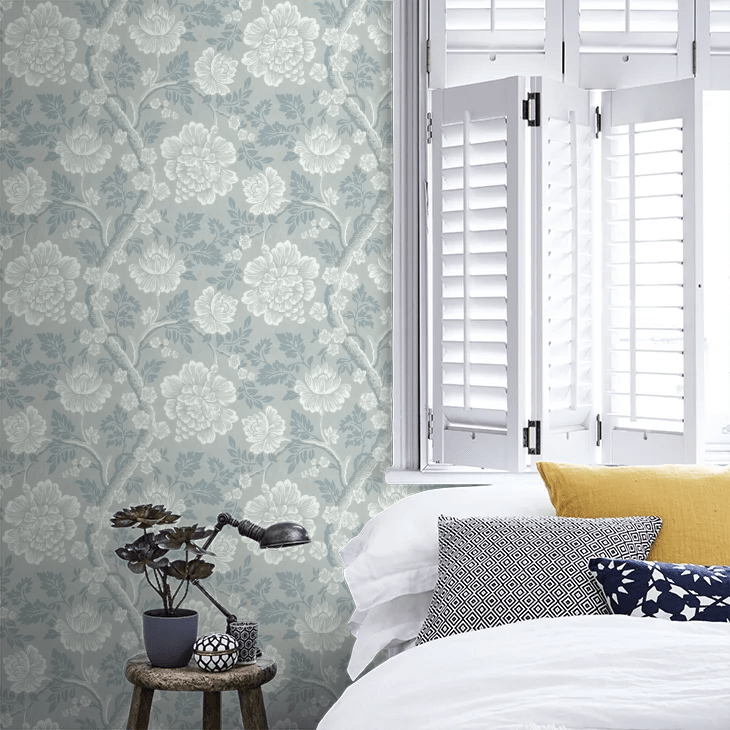 Gustav Wallpaper - Cloud - Little Greene - 0247GUCLOUD - Premier Wallcovering