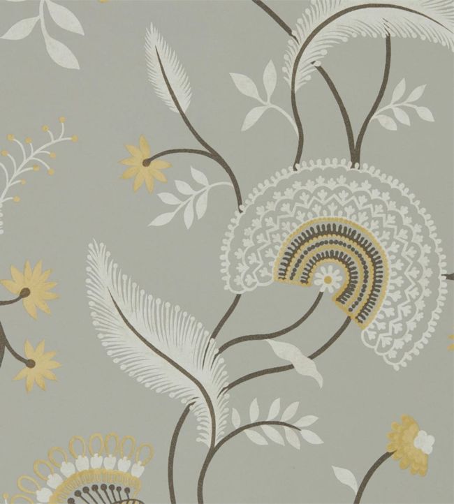 Hakimi Wallpaper - Ash Grey - DCPW216770 - Sanderson - Premier Wallcovering