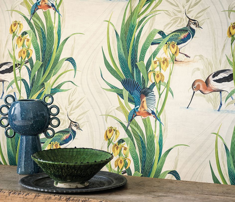 Halcyon Wallpaper - Coral - Osborne & Little - W7815-02 - Premier Wallcovering