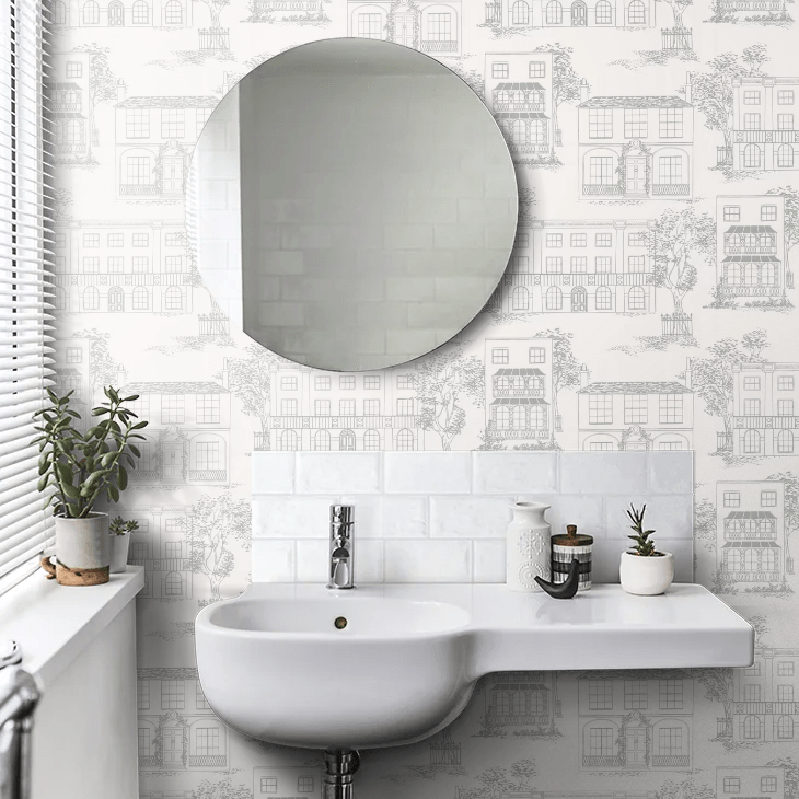 Hampstead Wallpaper - Glass - Little Greene - 0288HAGLASS - Premier Wallcovering