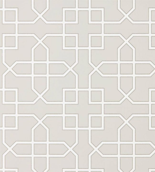 Hampton Trellis Wallpaper - Grey - DGLW216661 - Sanderson - Premier Wallcovering