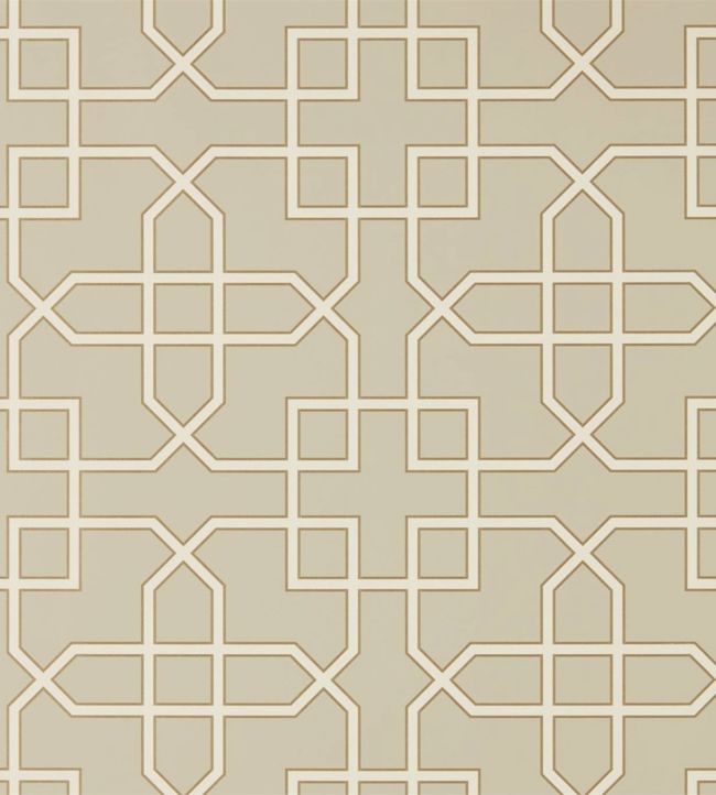 Hampton Trellis Wallpaper - Linen - DGLW216659 - Sanderson - Premier Wallcovering