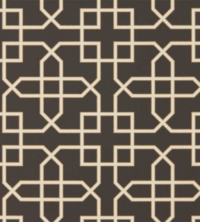 Hampton Trellis Wallpaper - Charcoal - DGLW216662 - Sanderson - Premier Wallcovering