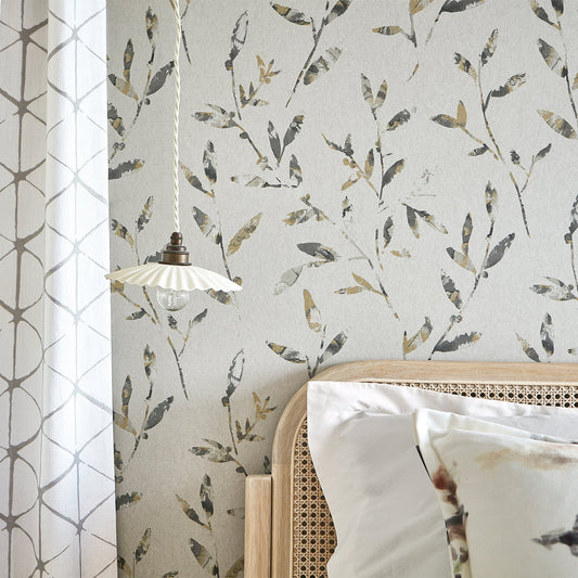 Hana Trail Wallpaper - Powder Blue - Villa Nova - W546/01 - Premier Wallcovering