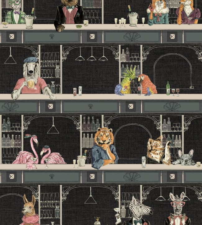 Happy Hour Wallpaper - Night - Brand McKenzie - BMCF003/07D - Premier Wallcovering
