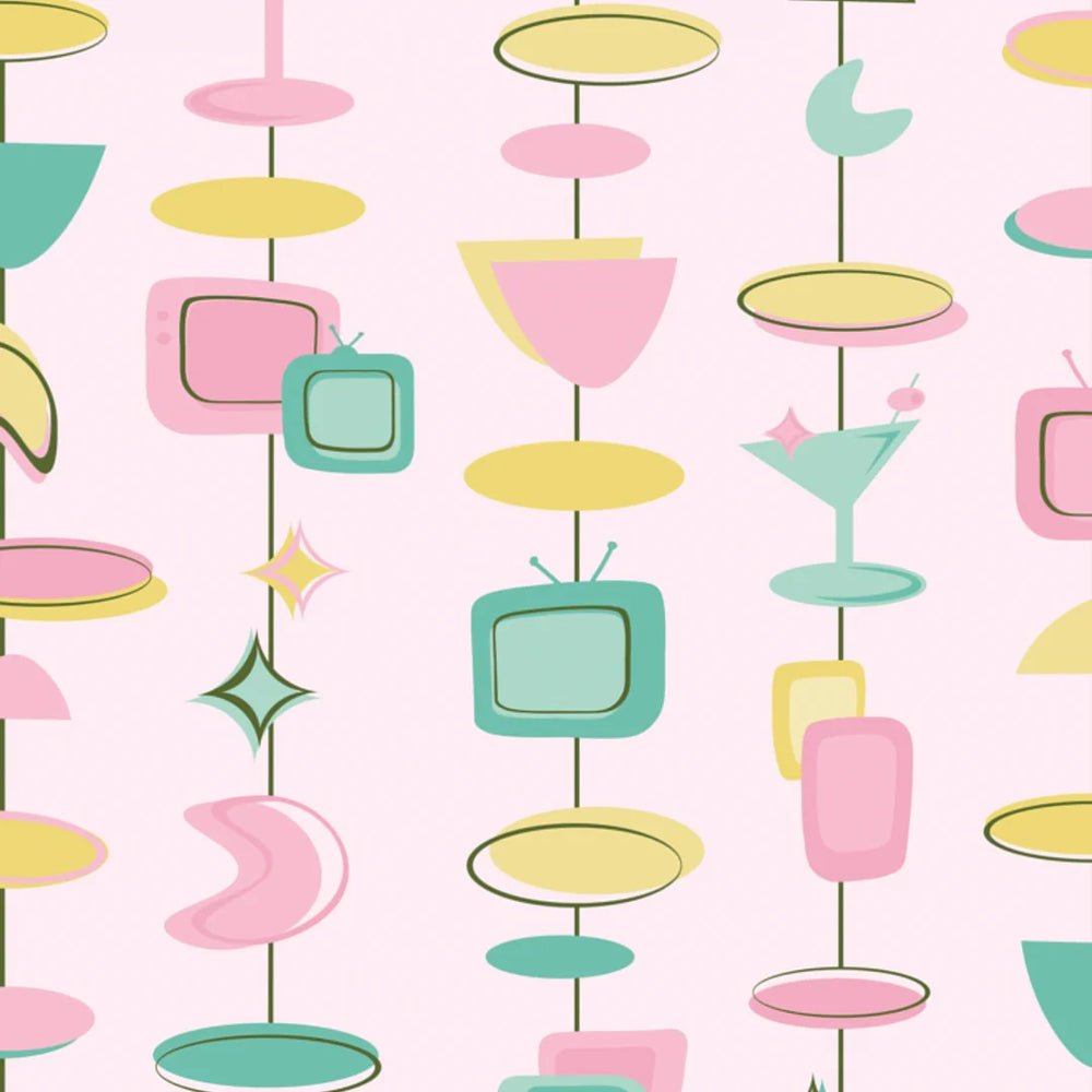 Happy Hour Wallpaper - Mint & Lemon on Strawberry Milkshake - Lust Home - LH900579 - Premier Wallcovering