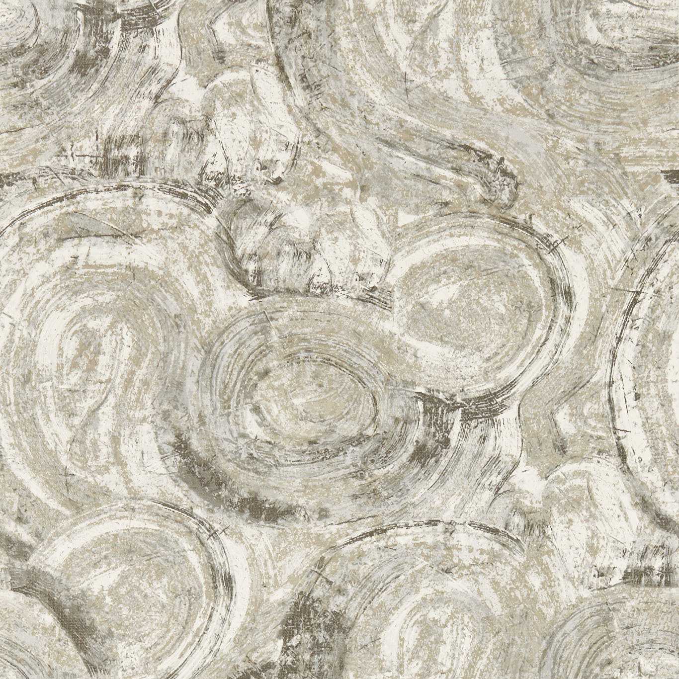 Hatoum Wallpaper - Ink/Gilver - Clarke & Clarke - W0222/02 - Premier Wallcovering