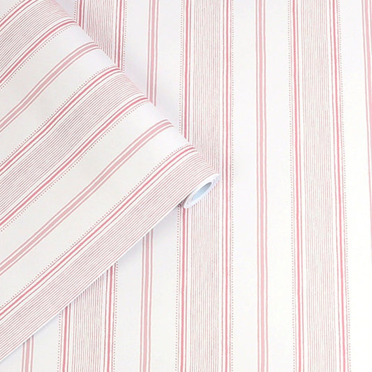 Heacham Stripe Wallpaper - Blush - Laura Ashley - 115270 - Premier Wallcovering