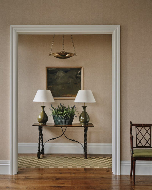 Hector Wallcovering Wallpaper - Sienna - Colefax & Fowler - W7022 - 01 - Premier Wallcovering