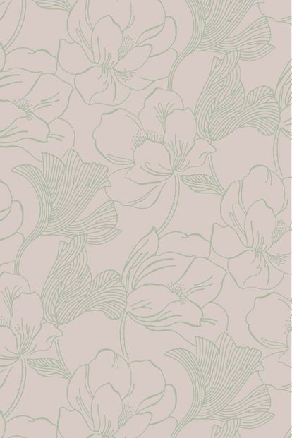 Helleborus Wallpaper - Whirlybird - 5608 - Farrow & Ball - Premier Wallcovering