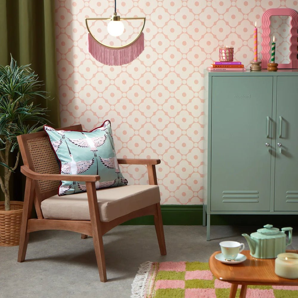 Hello Petal Wallpaper - Candy Floss & Cream - Lust Home - LH900517 - Premier Wallcovering