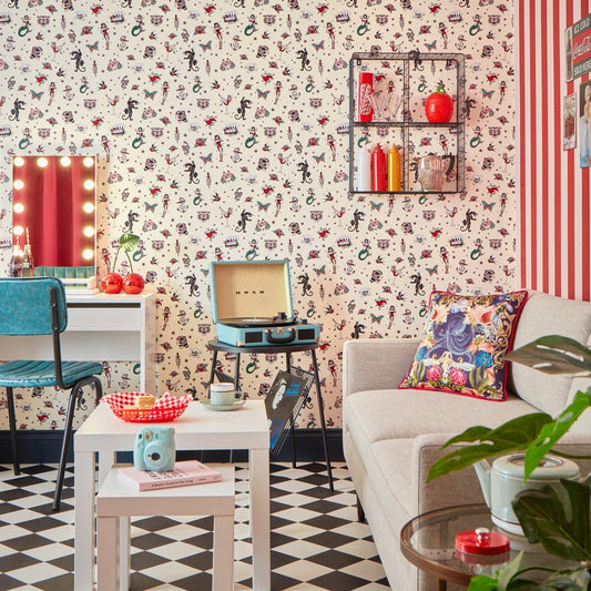 Hello Sailor Wallpaper - Gluten Free - Lust Home - LH900478 - Premier Wallcovering