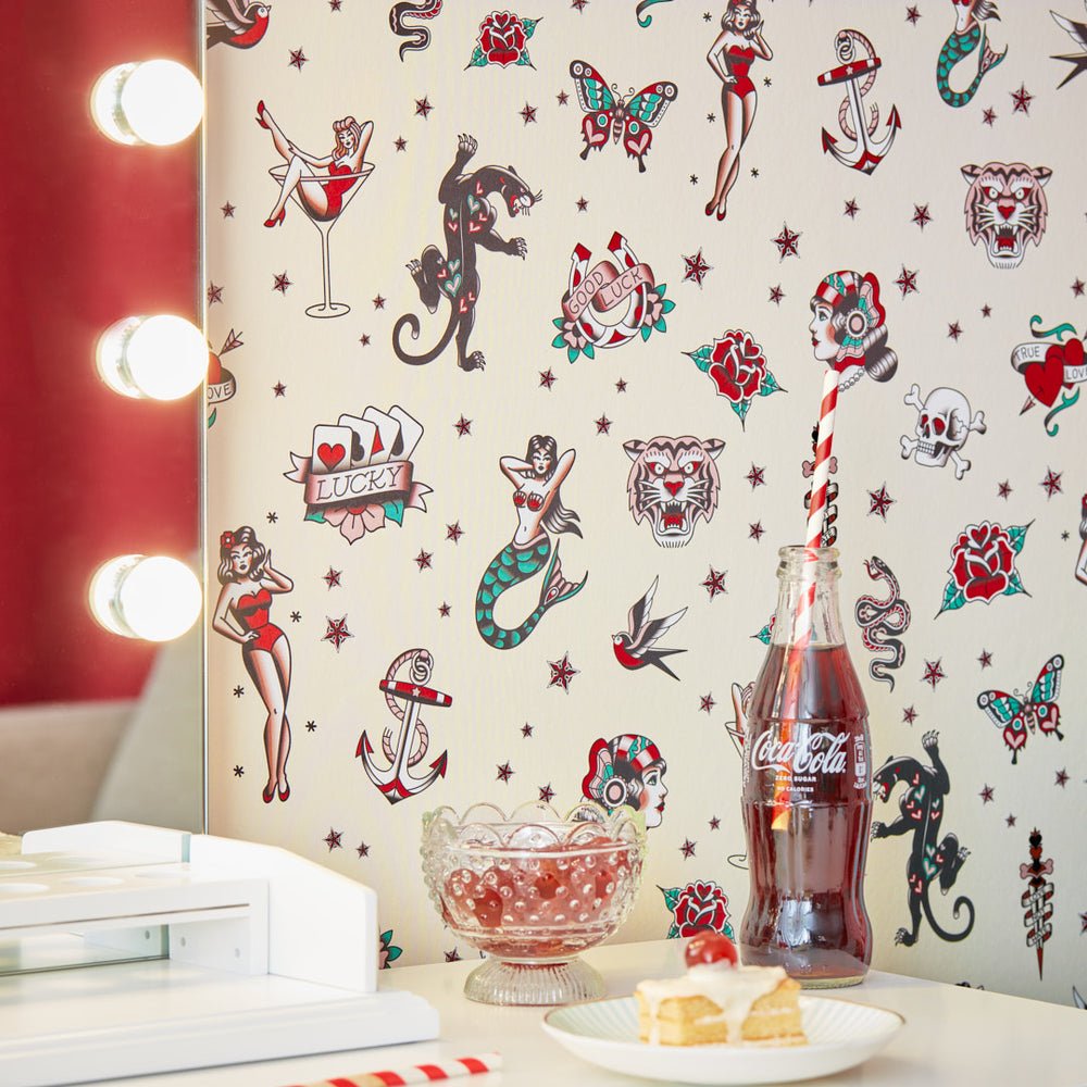 Hello Sailor Wallpaper - Gluten Free - Lust Home - LH900478 - Premier Wallcovering