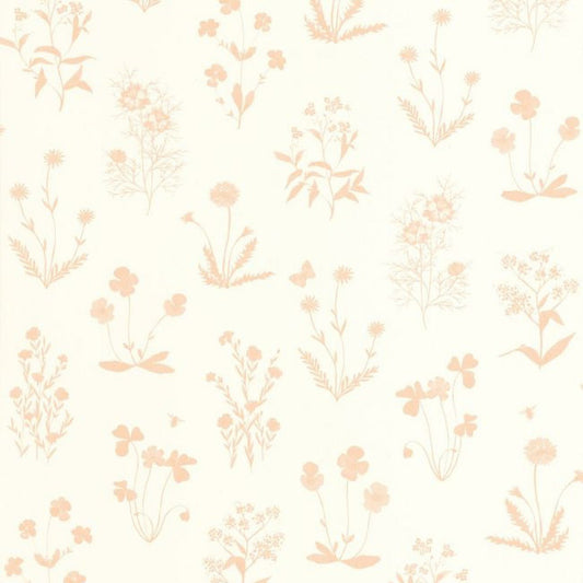 Herbier Gardens Wallpaper - Rose Nude - Casadeco - 87624127 - Premier Wallcovering
