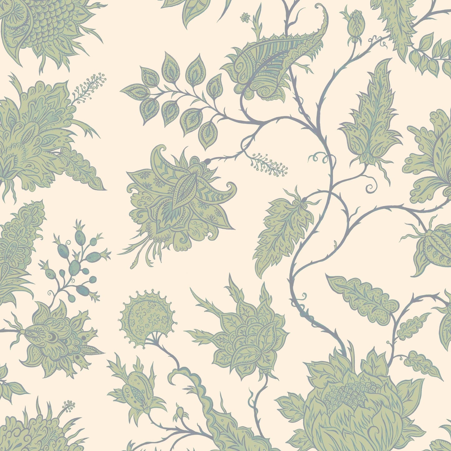 Hermosa Wallpaper - Opal/Beryl - Wear The Walls - HEOB807652 - Premier Wallcovering