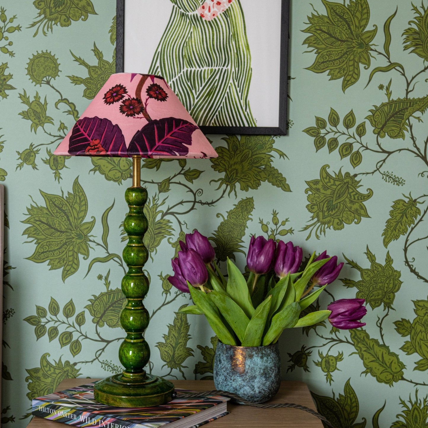 Hermosa Wallpaper - Jade/Peridot - Wear The Walls - HEJP807652 - Premier Wallcovering