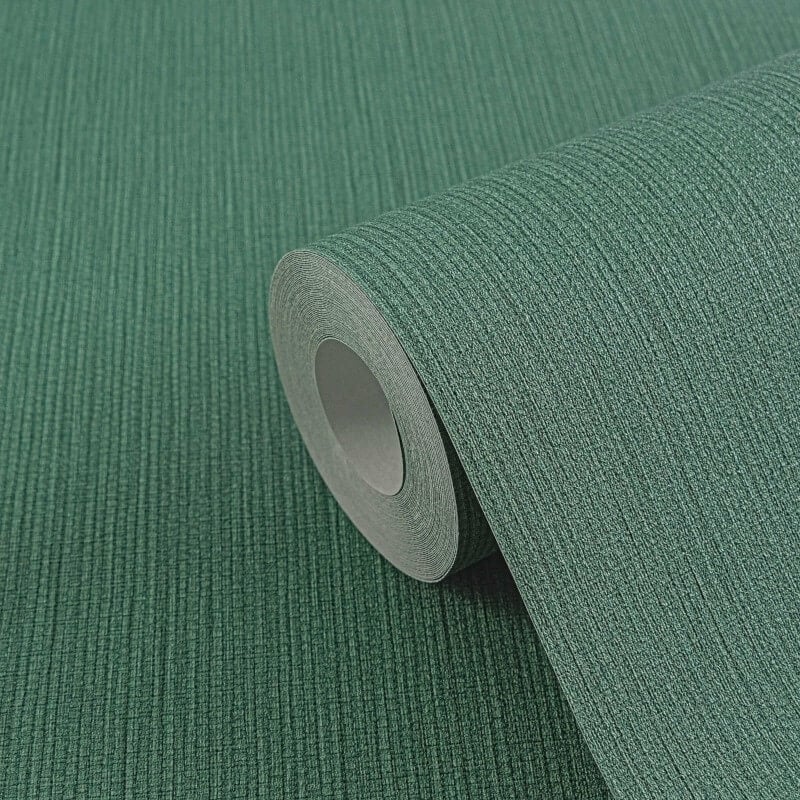 Hessian Texture Wallpaper - Green - Michalsky Living - 39986-4 - Premier Wallcovering