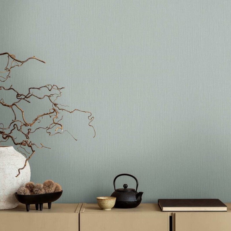 Hessian Texture Wallpaper - Grey - Michalsky Living - 39987-3 - Premier Wallcovering