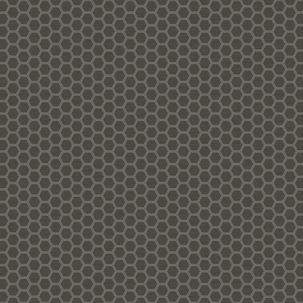 Hexie Astoria Fantasia Wallpaper - Charcoal/Grey - Ted Baker - 12633 - Premier Wallcovering