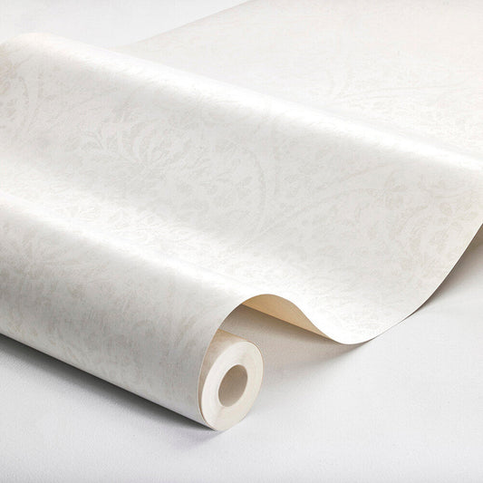 Hidden Medallion Wallpaper - Ivory - Boråstapeter - 4266 - Premier Wallcovering
