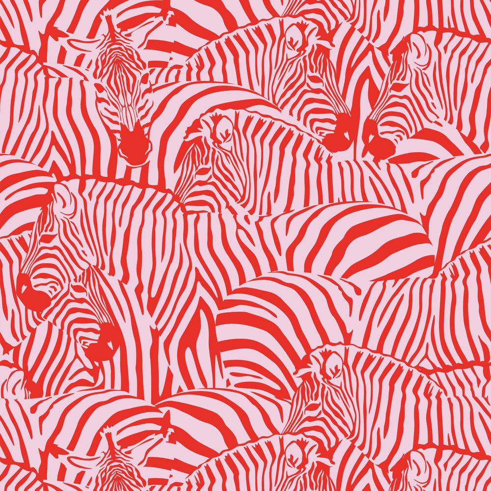 Hide and Seek Wallpaper - Red & Pink - Lust Home - LH900314 - Premier Wallcovering
