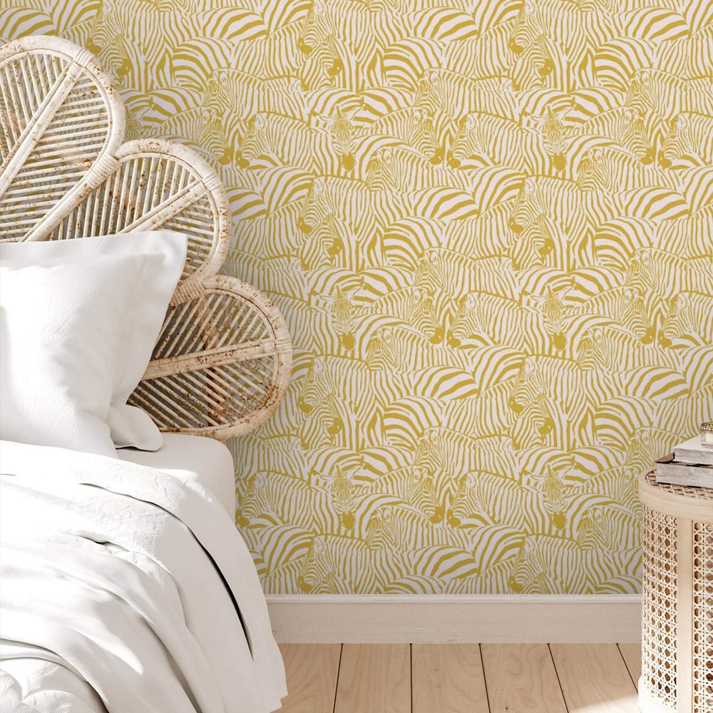 Hide and Seek Wallpaper - Ochre - Lust Home - LH900267 - Premier Wallcovering