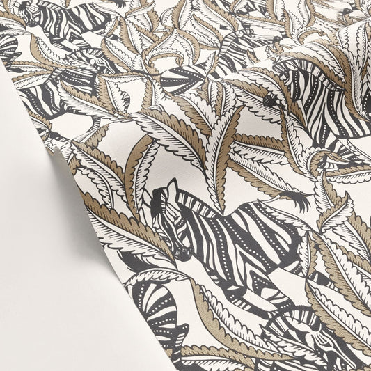 Hiding Wallpaper - Blanc Noir - Caselio - 104299988 - Premier Wallcovering