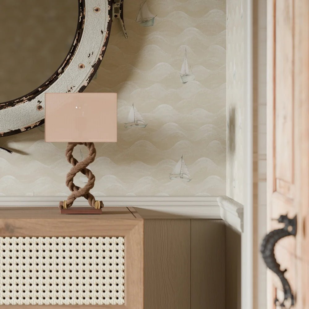 High Tide Wallpaper - Sand - LAN100299 - Lucie Annabel - Premier Wallcovering