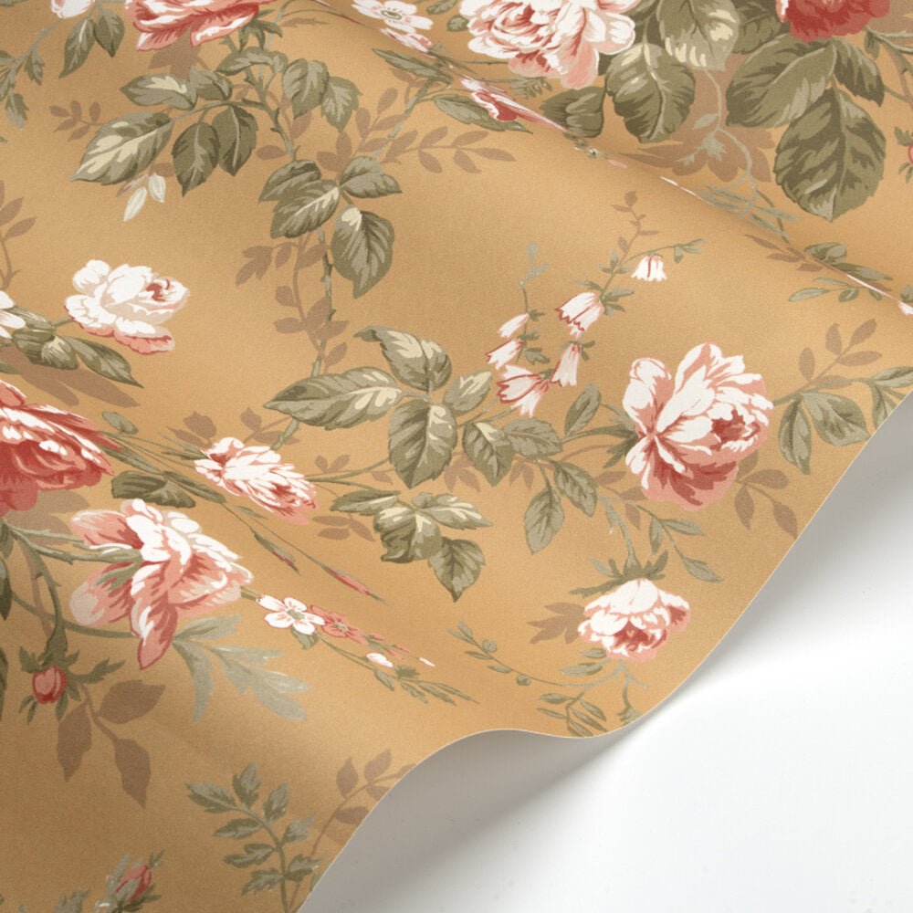 Highgrove Wallpaper - Ochre - Timothy Wilman - TW2440 - Premier Wallcovering