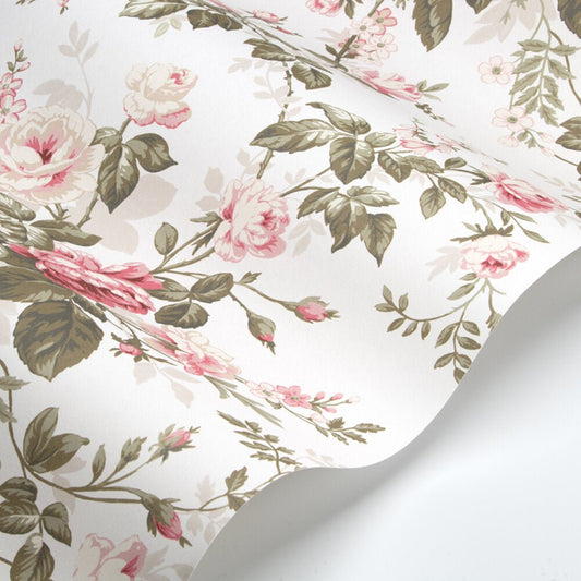 Highgrove Wallpaper - Blush - Timothy Wilman - TW2436 - Premier Wallcovering