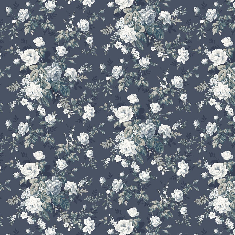 Highgrove Wallpaper - Navy - Timothy Wilman - TW2439 - Premier Wallcovering