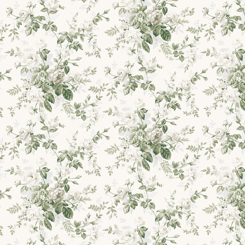 Highgrove Wallpaper - Sage - Timothy Wilman - TW2442 - Premier Wallcovering