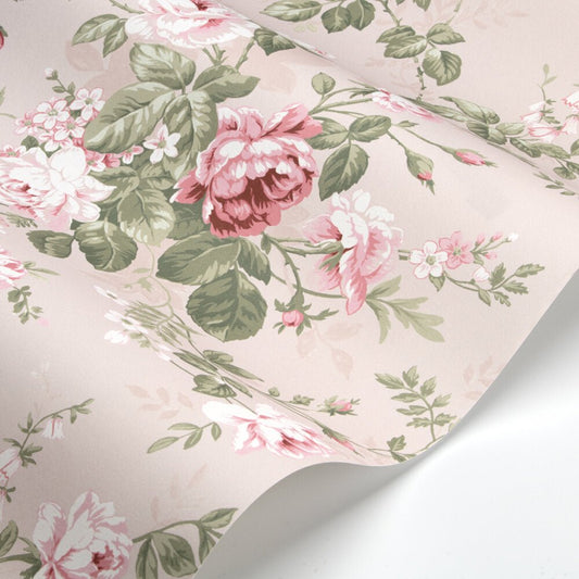 Highgrove Wallpaper - Rose - Timothy Wilman - TW2441 - Premier Wallcovering