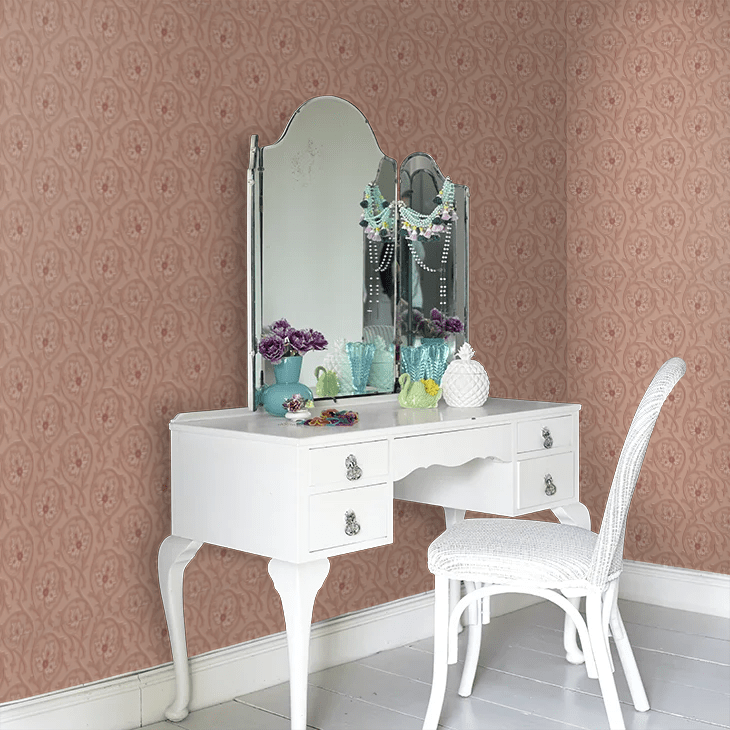Hoja Wallpaper - Hellebore - Little Greene - 0263HOHELLE - Premier Wallcovering